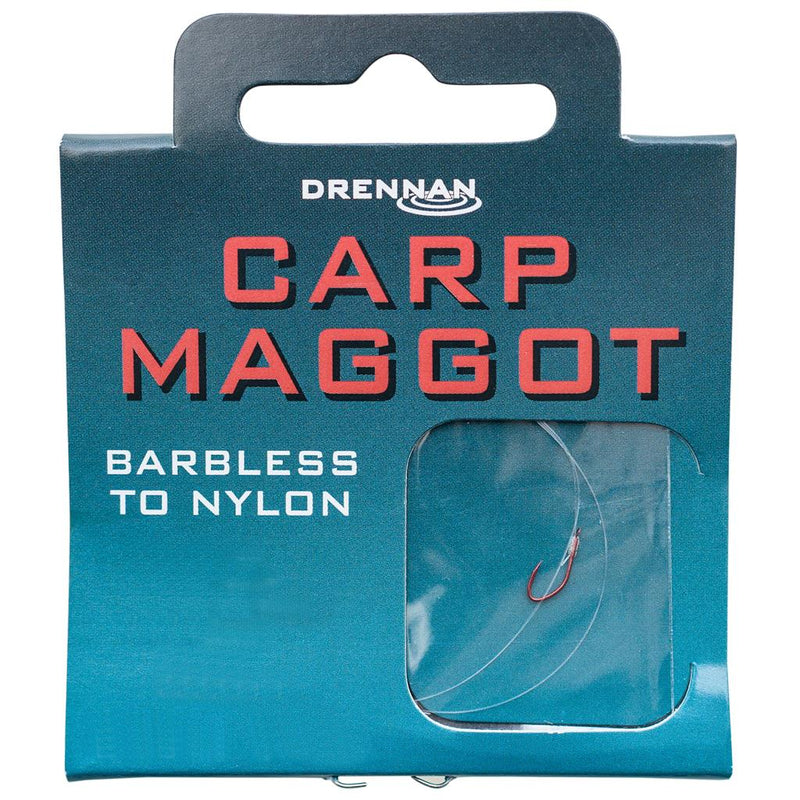 Carp Maggot Hook to Nylon (Barbless)