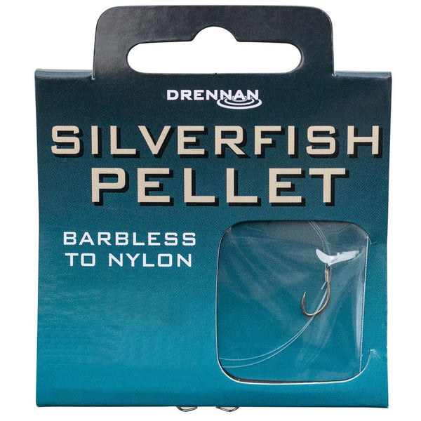 Silverfish Pellet Hook to Nylon (Barbless)