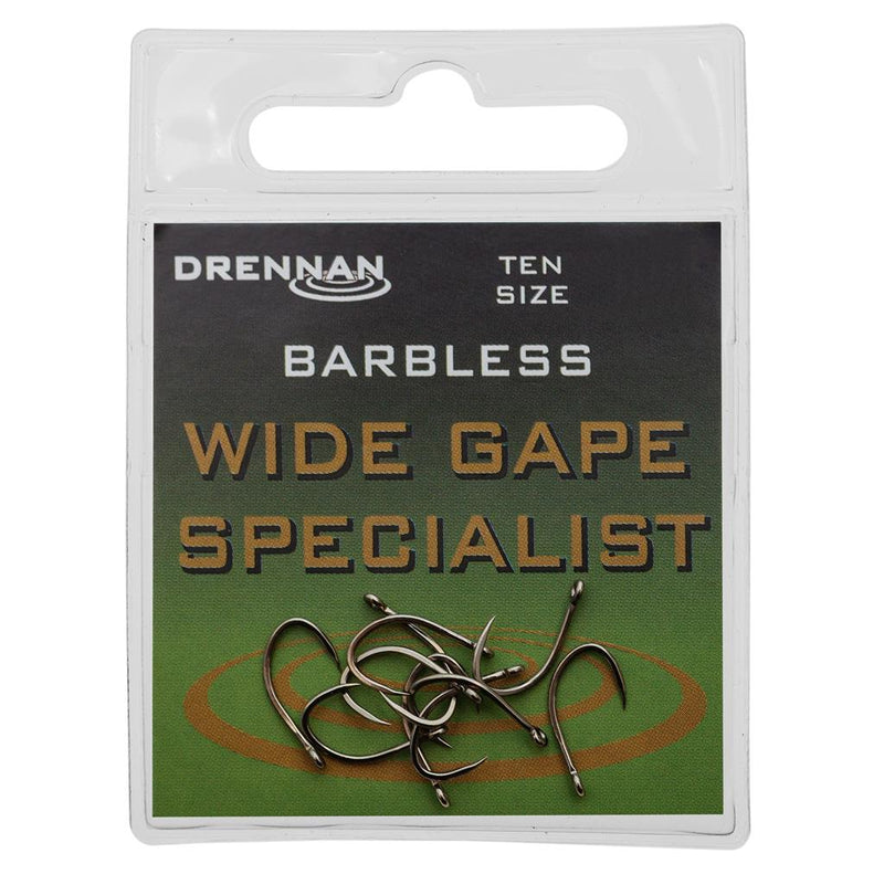 Wide Gape Specialist Hooks (Barbless)