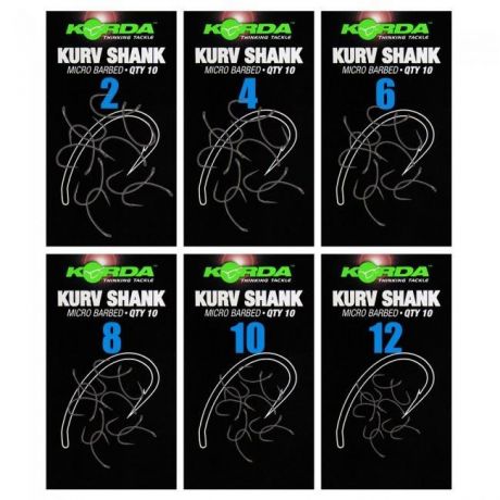 Korda Kurv Shank Hooks